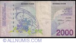Image #2 of 2000 Francs ND (1994-2001)