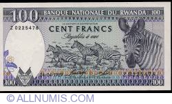 100 Franci 1989 (24. IV.) - replacement note