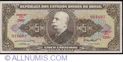 Image #1 of 5 Cruzeiros ND(1962)