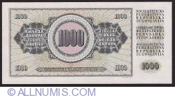 1000 Dinari 1981 (4. XI.)