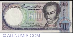 Image #1 of 500 Bolivares 1998 (5. II.)