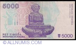 Image #2 of 5000 Dinari 1992 (15. I.)