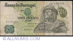 Image #1 of 20 Escudos 1971 (27. VII.) - semnaturi Vítor Manuel Ribeiro Constâncio/ Abel António Pinto dos Reis (1)