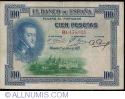 100 Pesetas 1925 (1. VII.)