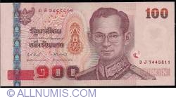 100 Baht 2005 (21. X.) - semnături Suchart Tadatamrongwet / Tarisa Watanakes