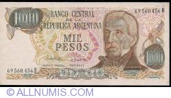 1000 Pesos ND (1976-1983) - signatures Pedro Camilo López/ Egidio Iannella