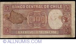 Image #2 of 10 Pesos=1 Condor ND (1958-1959)