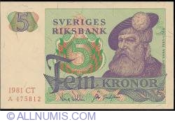 Image #1 of 5 Kronor 1981