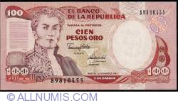 100 Pesos Oro 1991 (1. I.)