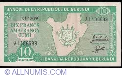 10 Franci 1989 (1. X.)