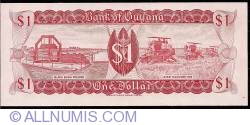 Image #2 of 1 Dolar ND (1989)