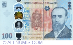 100 Lei 2026 - 190th Anniversary of Birth of Eugeniu Carada