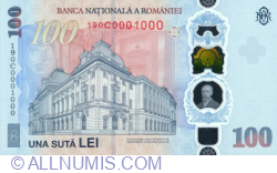 100 Lei 2026 - Eugeniu Carada, întemeietorul Băncii Naționale a României – 190 de ani de la naștere