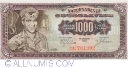 1000 Dinara 1963 (1. V.)