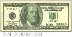 Image #1 of 100 Dolari 2001 (СУВЕНИР)