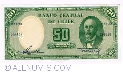 Image #1 of 50 Pesos = 5 Condores ND(1958-1959)