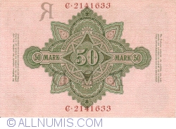 Image #2 of 50 Mărci 1908 (7. II.) -R