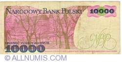 Image #2 of 10,000 Zlotych 1988 (1. XII.)