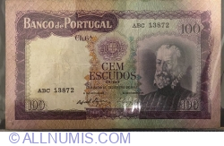 Image #1 of 100 Escudos 1961 (19. XII.) - semnături Silva Neves Duque / António Luís Gomes