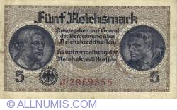 Image #1 of 5 Reichsmark ND (1940-1945)
