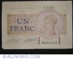 Image #1 of 1 Franc 1922