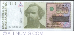 Image #1 of 500 Australes ND (1988)