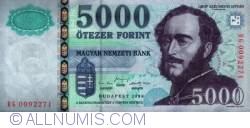 Image #1 of 5000 Forint 1999
