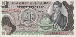 Image #1 of 20 Pesos Oro 1974 (20. VII.)