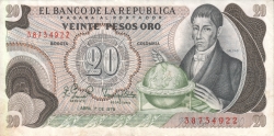 Image #1 of 20 Pesos Oro 1979 (1. IV.)