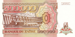 500 000 Zaïres 1992 (15. III.)