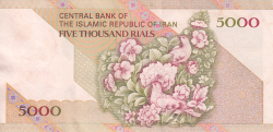 Image #2 of 5000 Rials ND (1993-) - signatures Dr. Mohsen Noorbakhsh / Mohammad Khan (27)