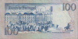 Image #2 of 100 Escudos 1980 (2. IX.) - signatures Manuel Jacinto Nunes / Alberto José dos Santos Ramalheira