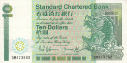 Image #1 of 10 Dollars 1989 (1. I.)