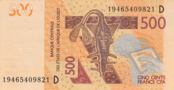 Image #1 of 500 Francs 2012/(20)19