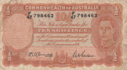 Image #1 of 10 Shillings ND (1942)