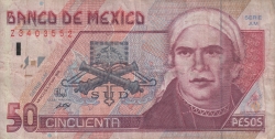 Image #1 of 50 Pesos 1996 (10. V.) - Serie AM
