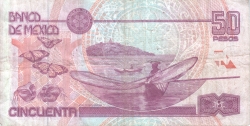 Image #2 of 50 Pesos 1996 (10. V.) - Serie AM