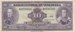 10 Bolivares 1973 (13. III.)