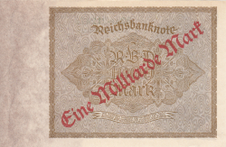 Image #2 of 1 Milliarde Mark on1000 Mark ND (IX. 1923 on old date 15.XII.1922) -2