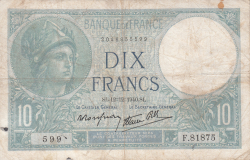 Image #1 of 10 Francs 1940 (12. XII.)