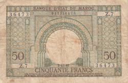 Image #1 of 50 Francs 1949 (2. XII.)