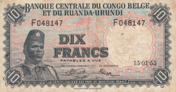 Image #1 of 10 Francs 1955 (15. I.)