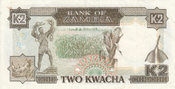 Image #2 of 2 Kwacha ND(1989)