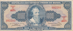Image #1 of 1000 Cruzeiros ND (1963)
