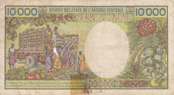 Image #2 of 10 000 Francs ND (1984)