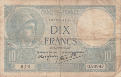 Image #1 of 10 Francs 1940 (5. XII.)
