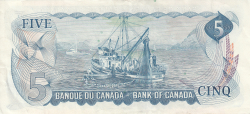 Image #2 of 5 Dollars 1972