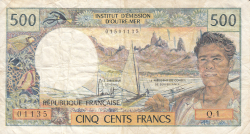 500 Francs ND (1974-1978)