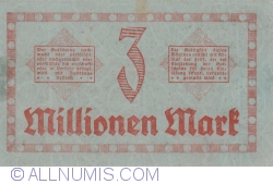 3 Millionen (3 000 000) Mark 1923 (20. VIII.)