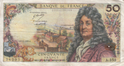 Image #1 of 50 Francs 1969 (6. XI.)